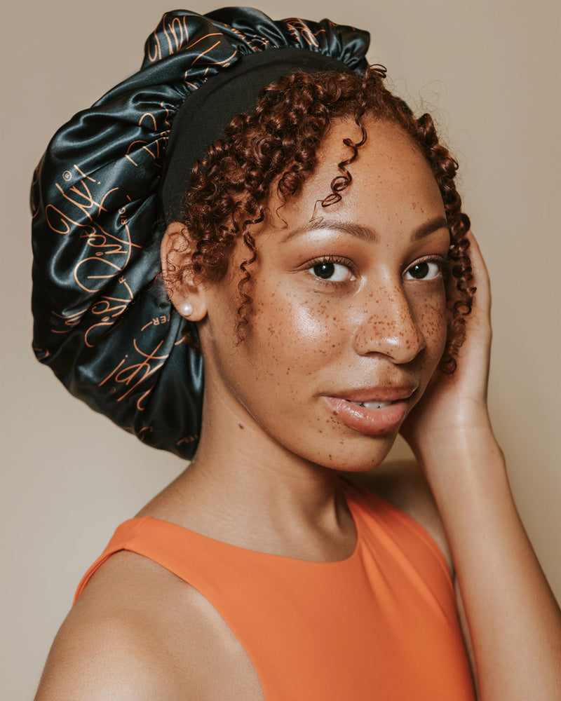 Rice Up! Satin Hair Bonnet - XL bonnet satijn